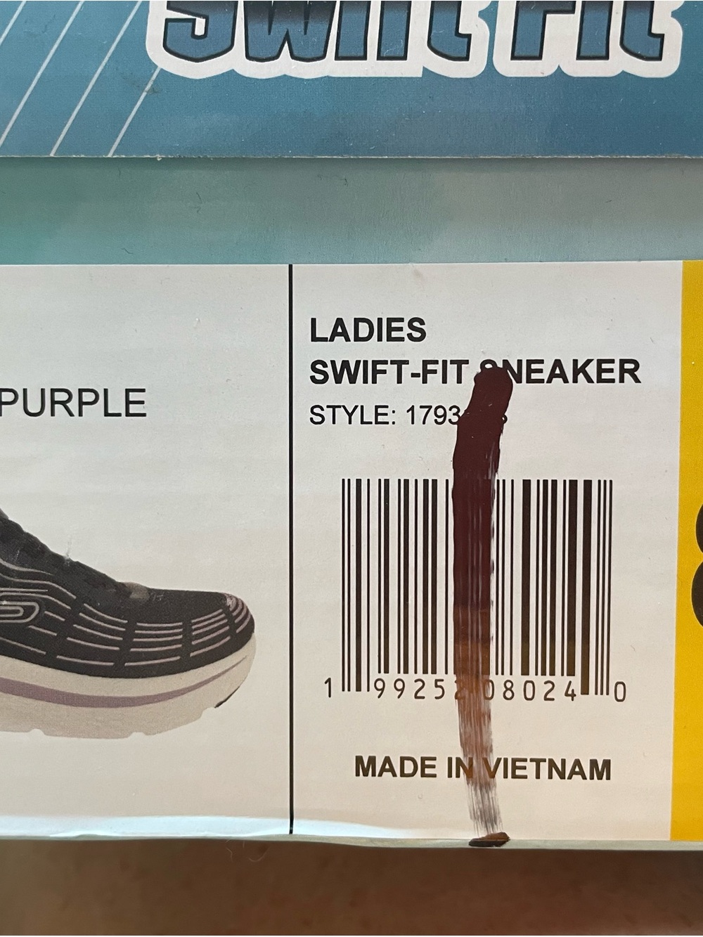 Skechers HANDS FREE Sz 8.5 Black & Lavender Athletic Walking Sneakers - Picture 7 of 7